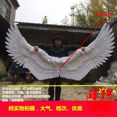 Net red wall decoration shop background angel wings feather wings wedding photo studio window shooting wall decoration