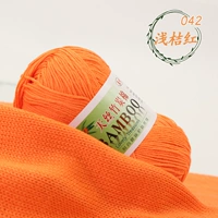 Светло -оранжевый красный 042