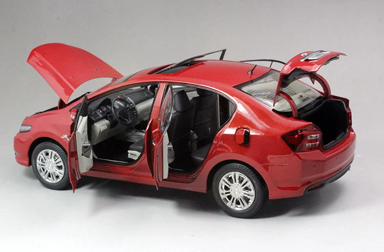 Original 1:18 Guangqi Honda Fengfan HONDA CITY xe hợp kim mẫu xe tĩnh mô hình xe