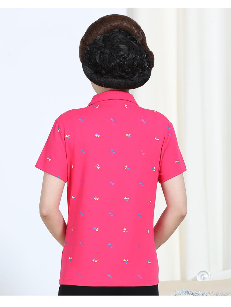 City Demei mùa hè mới giản dị cotton mỏng mẹ áo sơ mi ngắn tay thể thao rộng rãi thoáng khí chạy tay ngắn nữ - Áo phông thể thao áo tank top gym nam