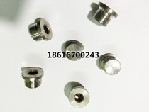 Plug bulkhead 304 stainless steel plug socket flange plug G1 8 3 8 1 2 3 4 1 inch