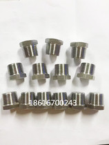 Authentic 304 stainless steel external hexagon flange head Imperial hexagon screw pipe Block 1 81 41 points