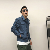 Xu Tailang autumn new tooling jacket autumn winter casual jacket trend short men handsome Joker coat