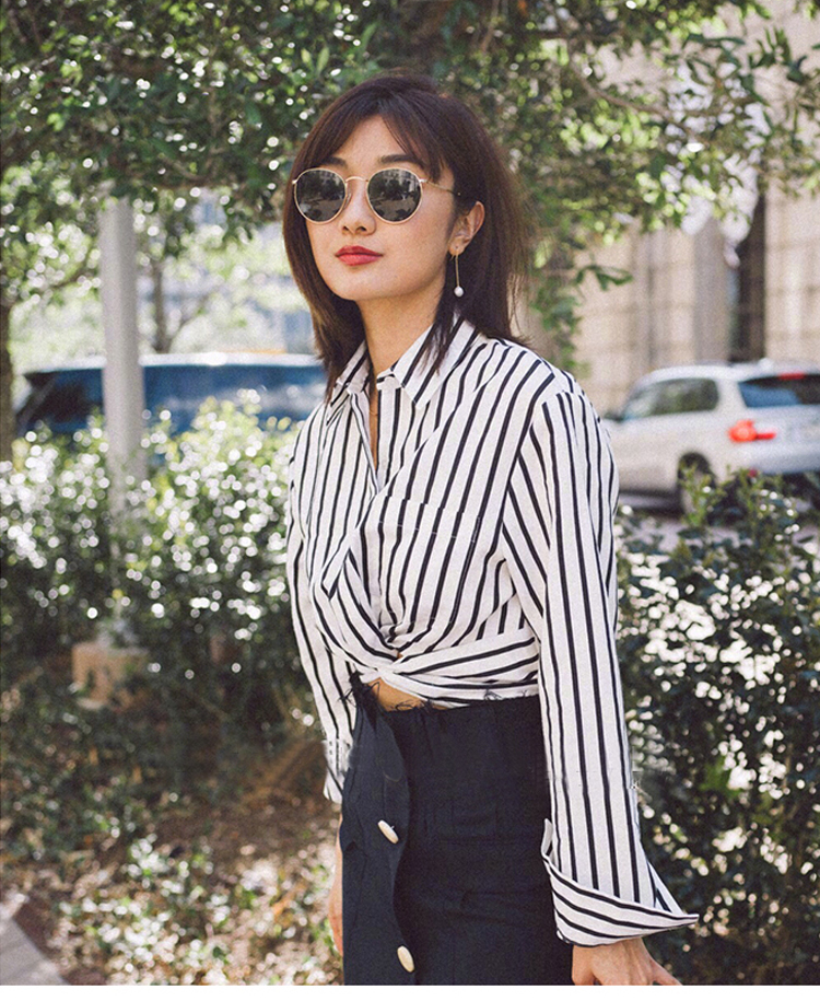 Phiên bản Hàn Quốc của kính râm mặt tròn cận thị nữ hipster Net đỏ đường phố thời trang retro phong cách Harajuku kính râm hàng hiệu