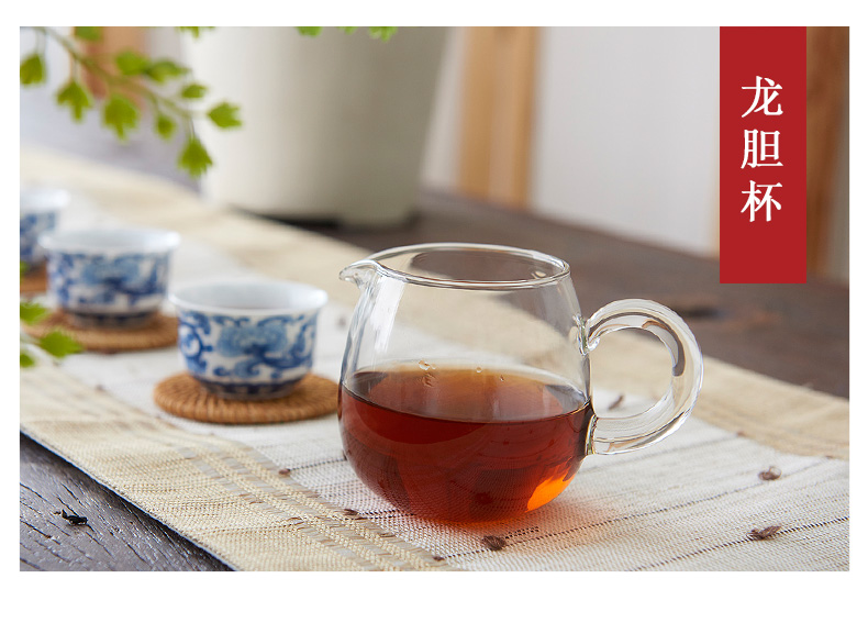 Han and tang dynasties apple cup points fair keller of tea ware high borosilicate glass tea set tea accessories kung fu tea) filter