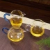Hantang Apple Cup Fair Cup Tea Quả trà thủy tinh borosilicate cao bộ trà phụ kiện trà Kung Fu trà lọc trà