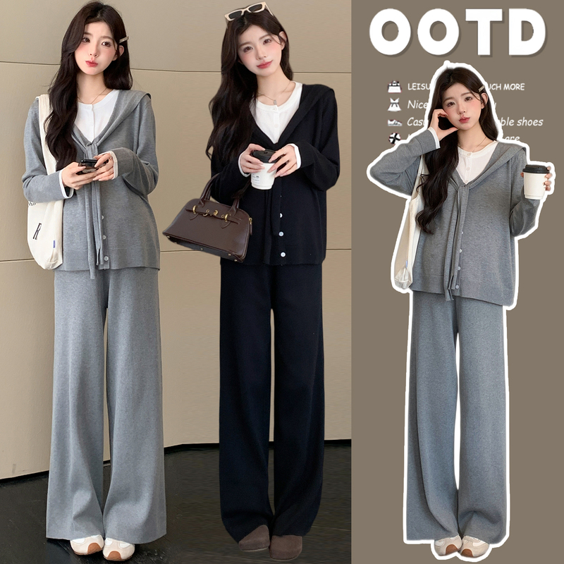Maternity Wear Autumn Set 2026 New Style Pregnancy Outfit Complete Set Lazy Style Sweater Two-Piece Set Autumn and Winter Maternity Wear Autumn Set 2026 New Style Pregnancy Outfit Complete Set Lazy Style Sweater Two-Piece Set Autumn and Winter
