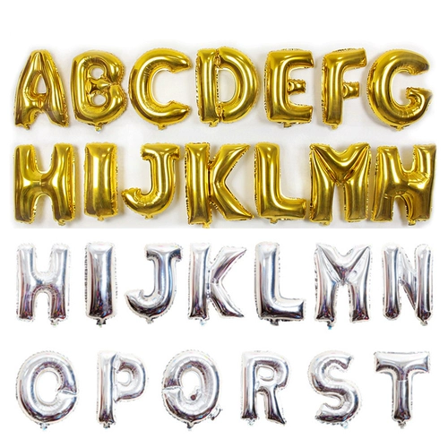 16 -INCH Алюминиевый предложение о золотых буквах, Свадебные поставки вечеринки декоративные дни рождения декоративные принадлежности