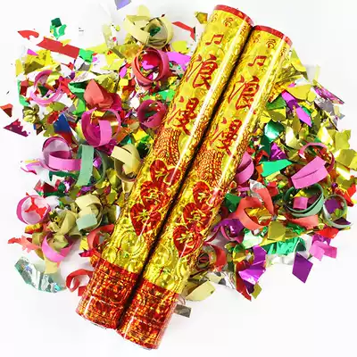 Wedding wedding wedding festive supplies holding a concierge flower fireworks fireworks spray ribbon sequins hundred years of good salute
