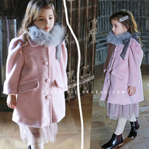  Clearance spot Peach-pie Korean Childrens clothing 2020 Winter Girls childrens childrens coat jacket 335