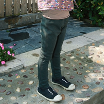  Clearance spot peachpie Peach Childrens clothing Childrens girls plus velvet leggings 141