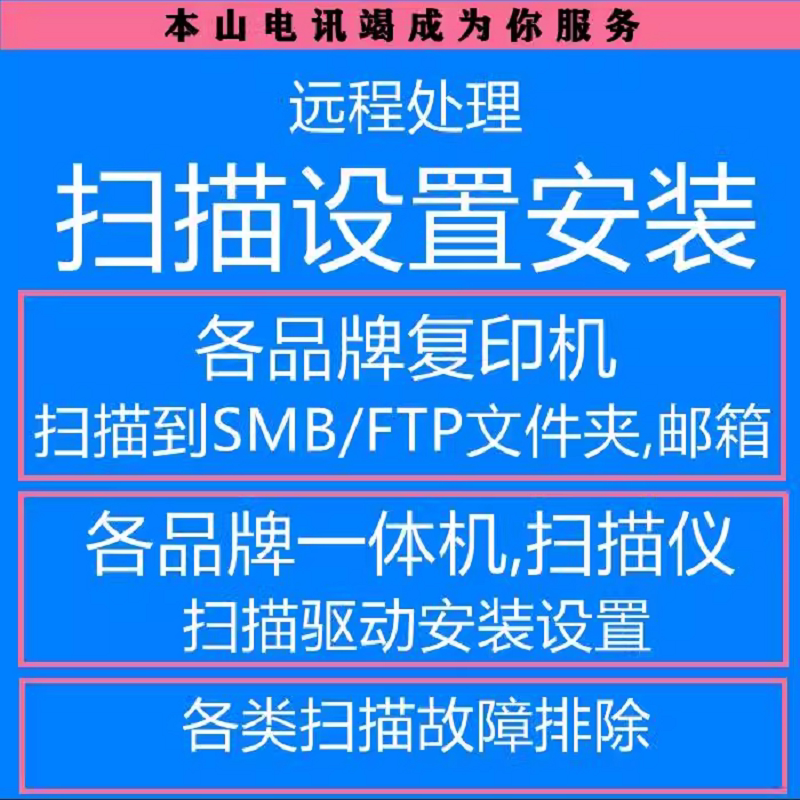 Remote Installation of Printer Drivers, Computer Graphics Card Programs, Lan Sharing, Network Ftp, Smb Scanning Settings