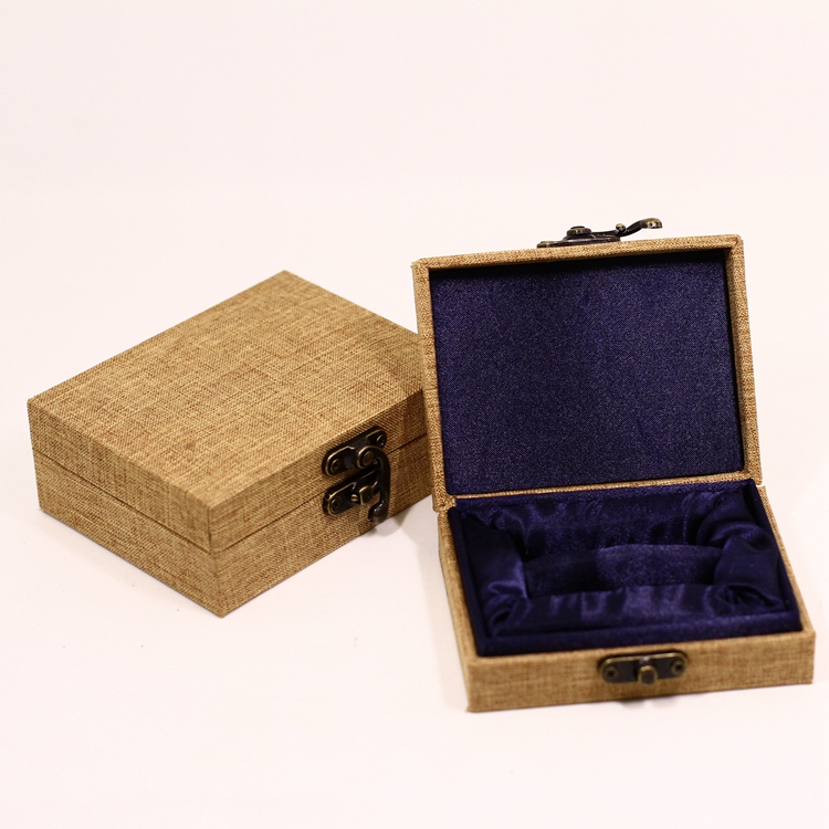 Dark linen (inner blue) to chapter Jinkin box high - grade seal box jade custom packaging box