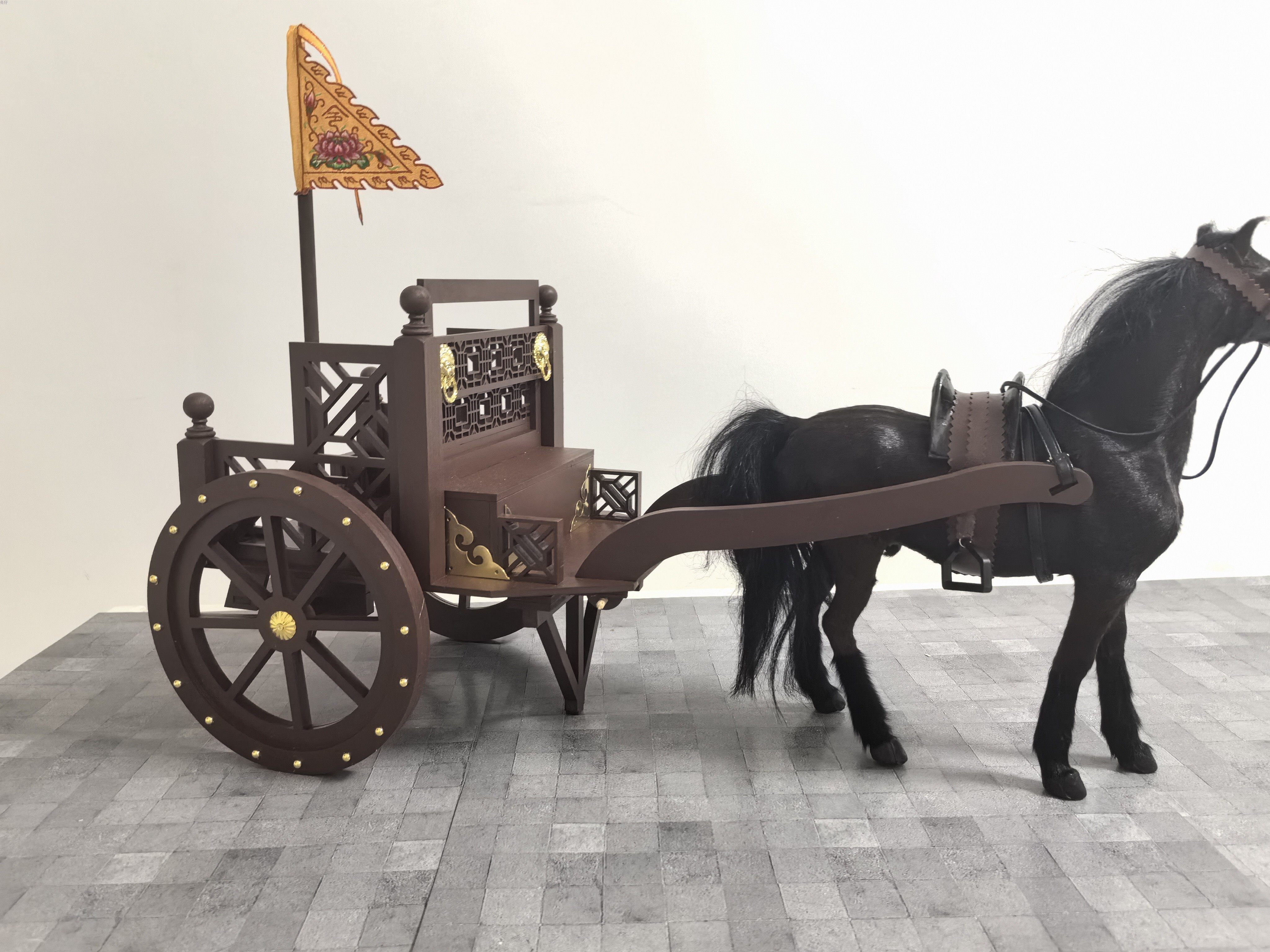 1/6兵人战车六分12寸兵人兵马车双人战车：原价182，厨房风超值之选！_BJD场景道具娃屋_淘宝游戏网, image size:4096x3072