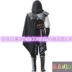 Trang phục cosplay tại chỗ quần áo nam Assassin Creed II Ezio phiên bản màu đen đầy đủ bộ chất lượng được đảm bảo bộ đồ cosplay Cosplay
