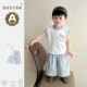 ສະບັບພາສາເກົາຫຼີຂອງ vest sleeveless ເດັກນ້ອຍບາງ, ກາງເກງຕ້ານກັນຍຸງ, ເຄື່ອງນຸ່ງຫົ່ມ summer, ຊຸດເດັກນ້ອຍ stylish, ເຄື່ອງນຸ່ງຫົ່ມເດັກນ້ອຍ summer