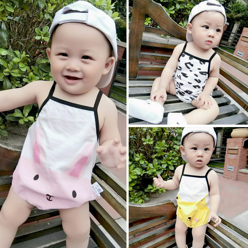 Belly pocket newborn baby protector belly button four seasons thin cotton pocket jumpsuit baby belly protector artifact summer