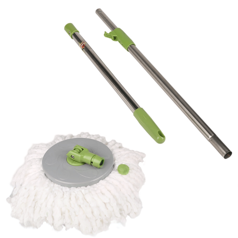 3m Scotch-Brite T1T0 Hand-Pressed Mop Universal Cyclone Rotating Mop Head Lock New Stainless Steel Mop Handle