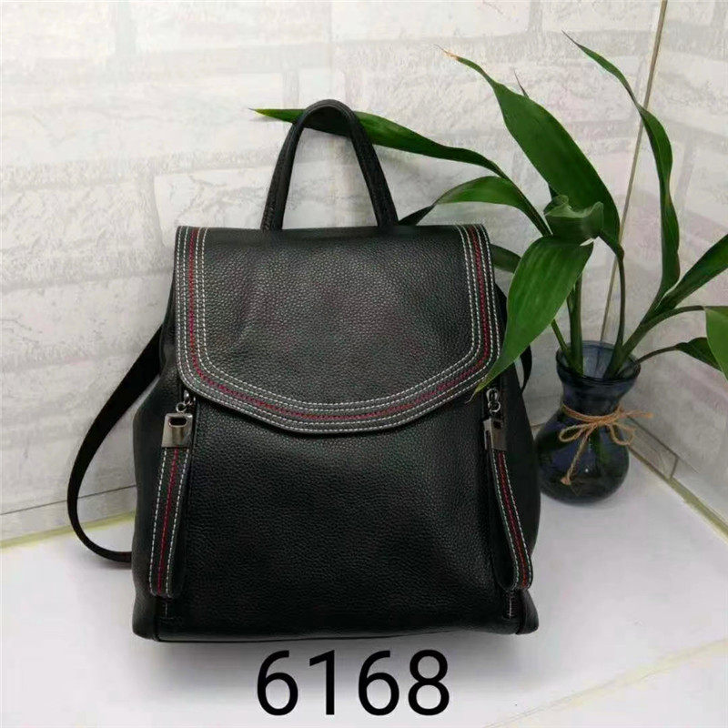 Serie leather pair shoulder square vertical large capacity soft skin lady Han edition fashion ox pi zipper