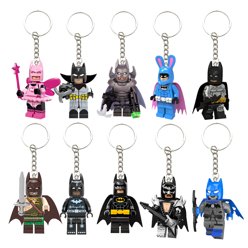 Batman Fairy Keychain Car Pendant Backpack Chain Figurine Student Couple Creative Gift Toy Batman Fairy Keychain Car Pendant Backpack Chain Figurine Student Couple Creative Gift Toy