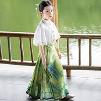 Лотосовый листовой рукав тысячи миль горной юбки для лапши+