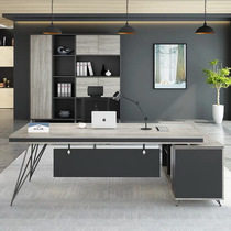 Office desk and chair simple modern president manager desk industrial style boss desk and chair supervisor table board executive desk