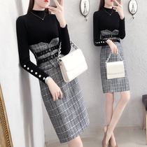 Woman Taste Suit 2022 Early spring New Korean version Fashion Fashion Temperament Sweaters Plus two sets of slimmer