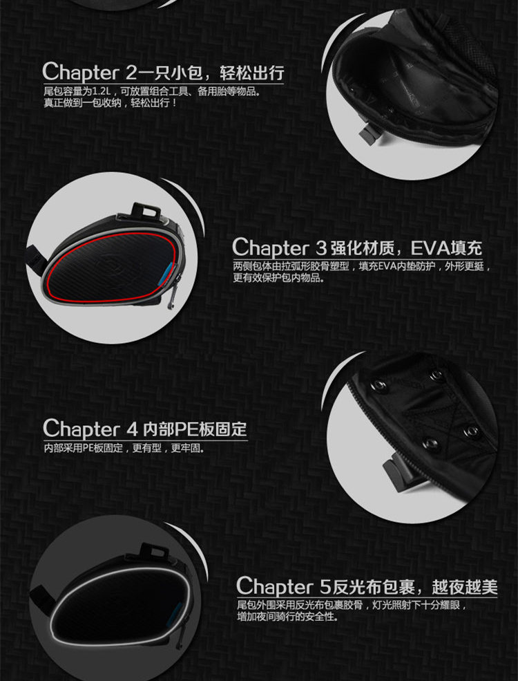 Sacoche pour vélo mixte ROSWHEEL - Ref 2212954 Image 16