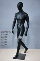 High-end mens model props male full body walking posture model rack Clothing store window display dummy body suit