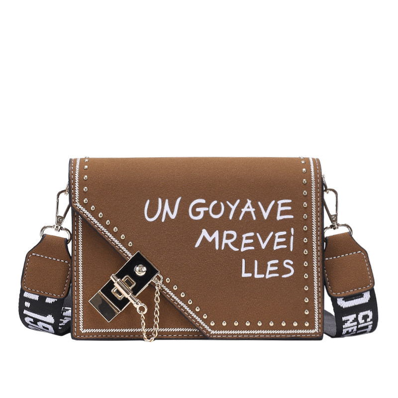 淘宝代购上新包包女2018新款2019女包网红小黑包质感百搭韩版宽肩带斜挎包