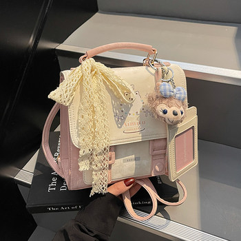 Amy rabbit women's bag 2025 new daily versatile niche commuting cute western fashion trendy backpack