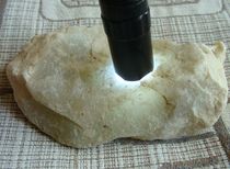 (Promotion--can be used as specimen) Qinghai Jade (blue and white jade mountain raw stone)---material for practice-H59#