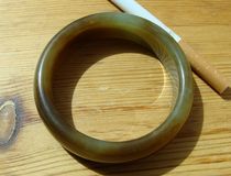 (Big bonus---Weimeis Qinghai-colored sugar-packed green material) Qinghai Jade-----Bracelet-----33#