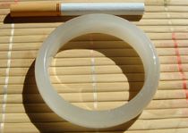 (Product handling--please be careful when photographing) Qinghai Jade (Bison Valley Material---White Jade)--Bracelet---AA7#