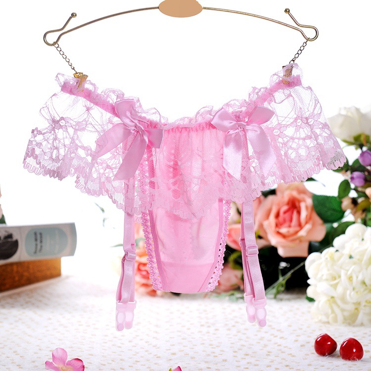 Sexy T-Shirt quần lót sexy ren garter bộ ren trong suốt ống dài vớ vớ vớ