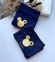 Autumn and winter new couple underwear cute Mickey pure cotton breathable couple underwear