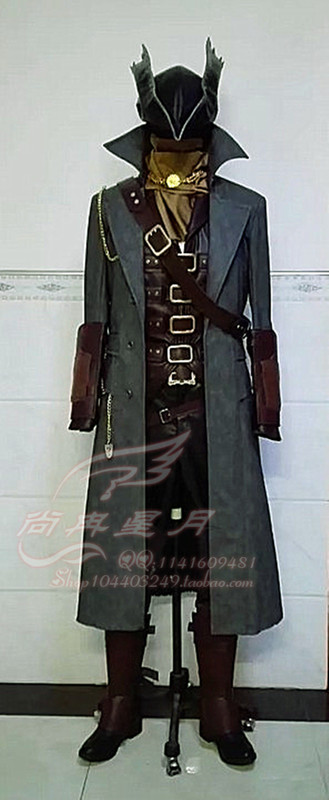 Bloodborne Bloodborne Curse Hunter Cosplay Costume