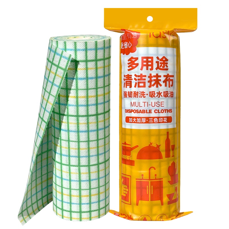 Tasy Multi-Purpose Cleaning Kitchen Dishwashing Cloth, Strong and Durable, Water-Absorbent and Oil-Absorbent, Large Thick Cloth, 30 Pieces