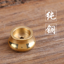 Pure copper tower incense sandalwood small mini household simple air purification incense furnace line incense incense incense seat Zen ornaments