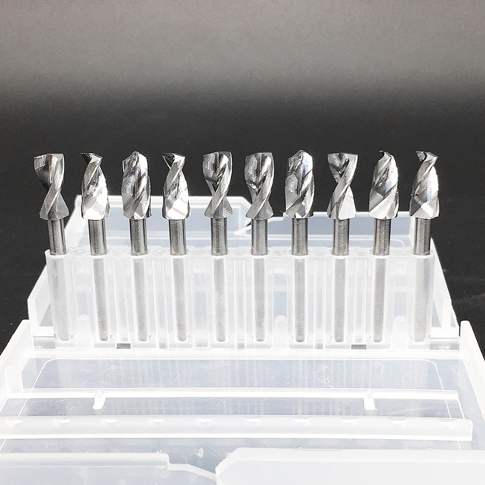 Imported pcb large drill alloy tungsten steel fine carving machine carving knife head circuit board LED electronic light box drilling nozzle