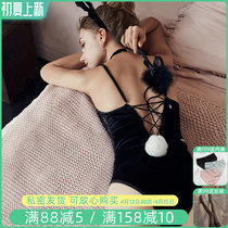 Interest Lingerie Conjoined Rabbit girl clothes Clothing Open Gear Free fire Spicy Passion Suit Flirting Uniform Seductive Bed