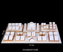 Retro-style jewelry jade rack ring crash black jewelry display frame decorated Han jewelry collection box