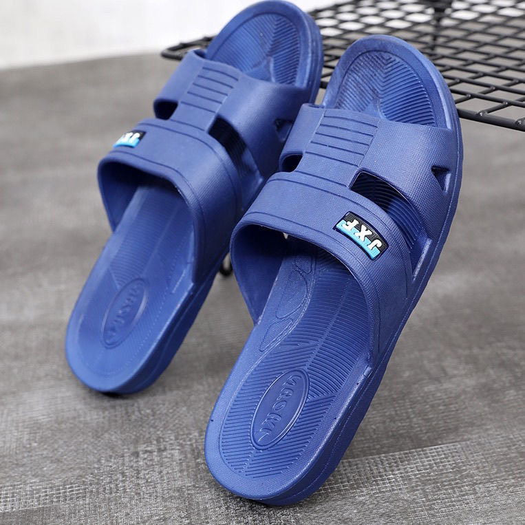 2021 Home Male Slippers Summer Non-slip Bathroom Male Slippers Hotel Guest Work Shoes Supermarket Slippers Manufacturer
