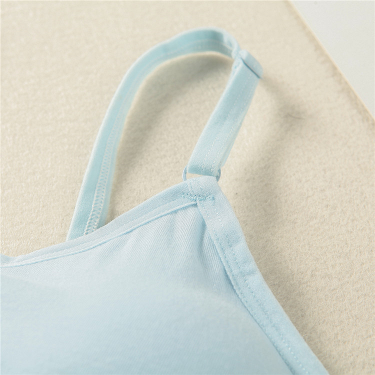 Mùa hè cô gái áo ngực cotton học sinh trung học cơ sở thời kỳ phát triển không có vòng thép đồ lót 16/17/18 tuổi quấn ngực ống hàng đầu áo lót k dây