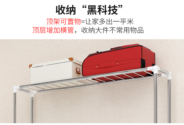 Suo Ernuo 25mm vải tủ quần áo ống thép tăng cường tủ quần áo đơn giản đậm Single Queen oxford vải tủ quần áo - Buồng mẫu tủ giày gỗ tự nhiên