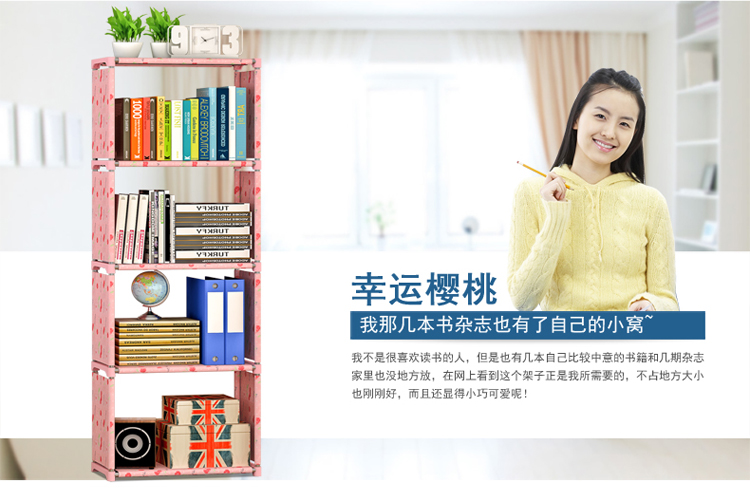 Kệ sách rộng năm và cao năm kệ Thời trang lắp ráp miễn phí kệ sách môi trường thực tế - Kệ kệ sách treo tường