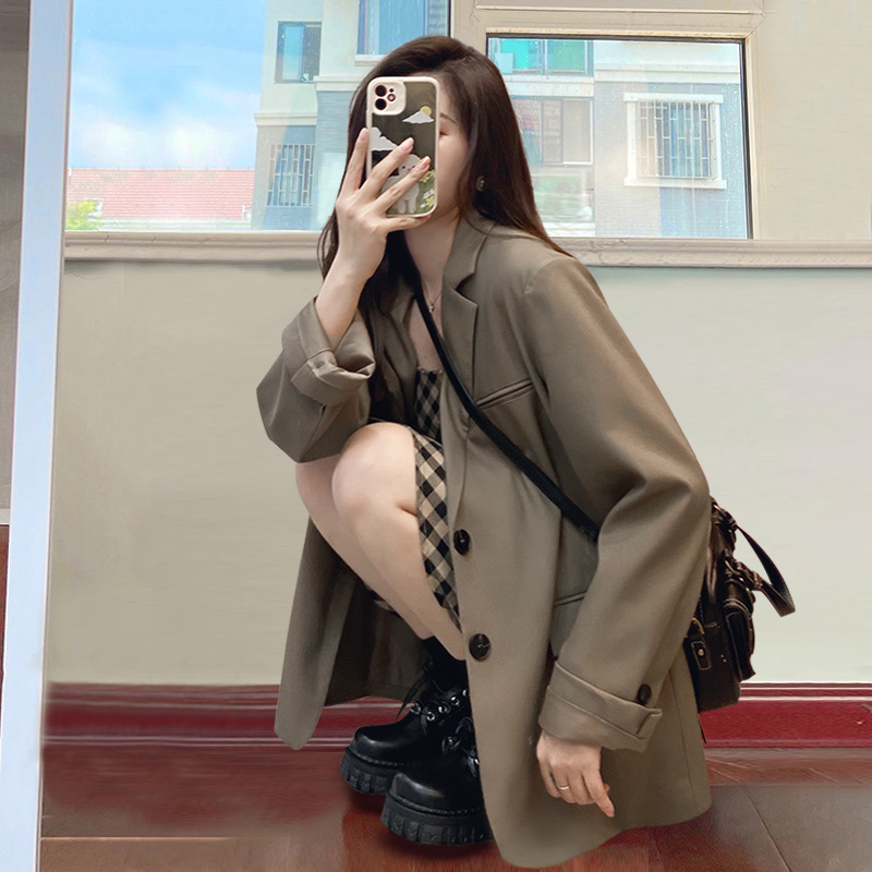 High-End Blazer for Women, Spring and Autumn 2025 New Style, Trendy Casual Petite Suit Jacket