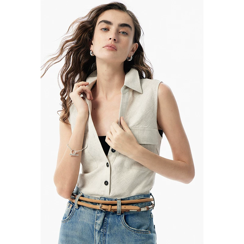 Топ без рукавов (tank top), штаны, комплект