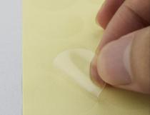 Round full transparent invisible sealing patch packaging gift envelope opening paste multiple sizes available