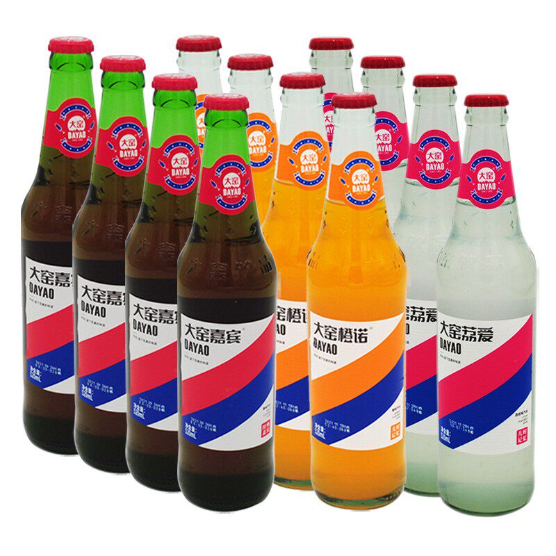 Inner Mongolia Dayao Guest Soda Drink Orange Litchi Flavor 500ml 550ml 520ml Optional FCL